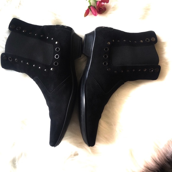 Tods Black Suede Genuine Leather Ankle Boot - Picture 5 of 8